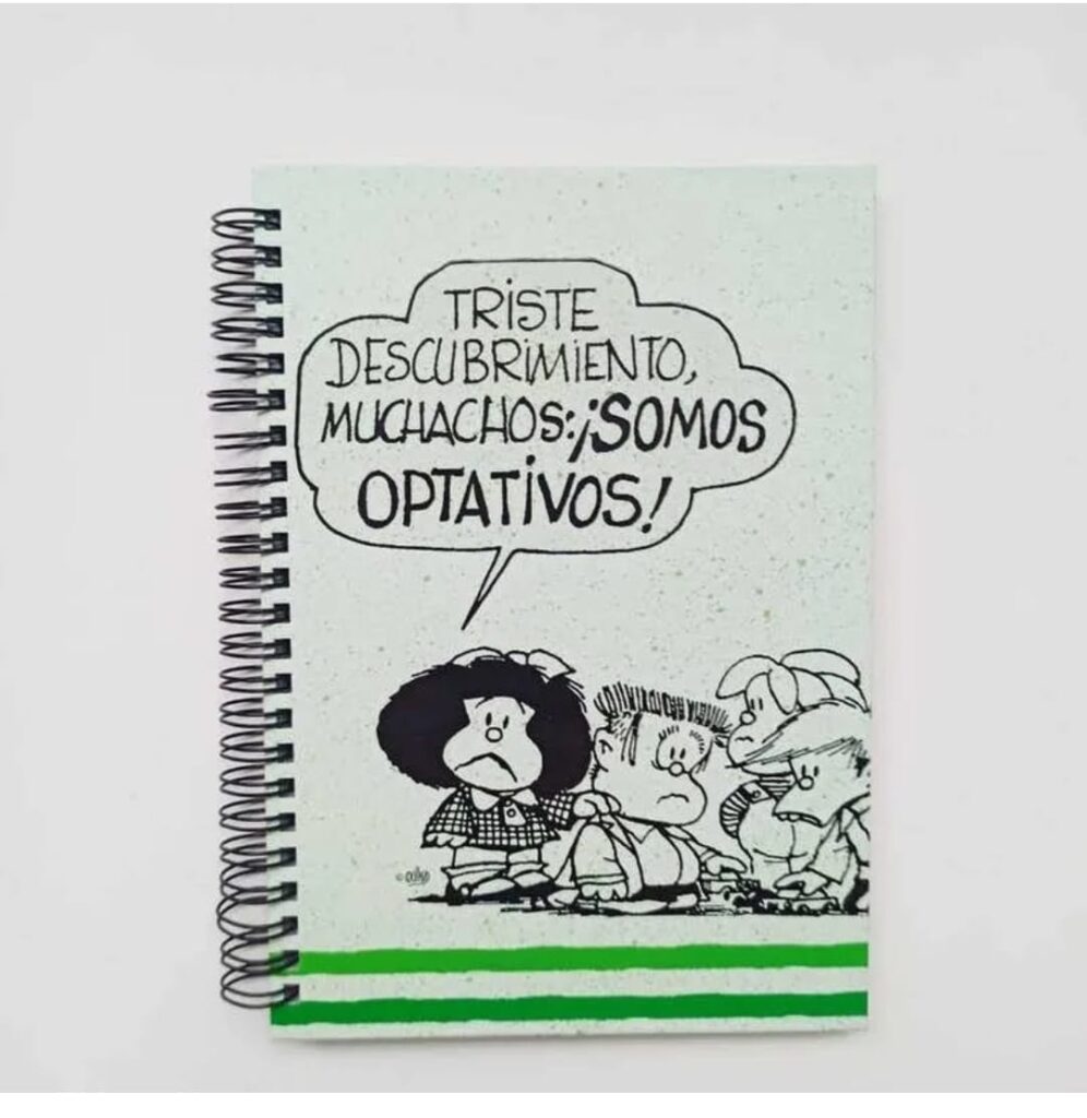 Cuaderno Tapa Dura Mafalda Original Olivos Store