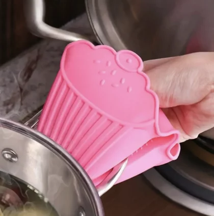 Manopla de Silicona diseño cupcakes