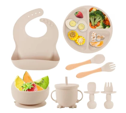 Set de Comida Silicona para Bebes
