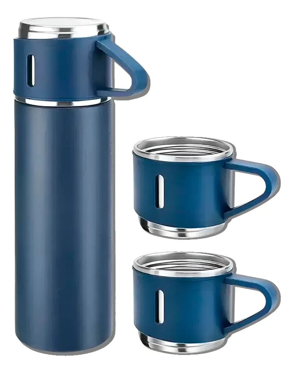 Termo 500 ml con tres tazas
