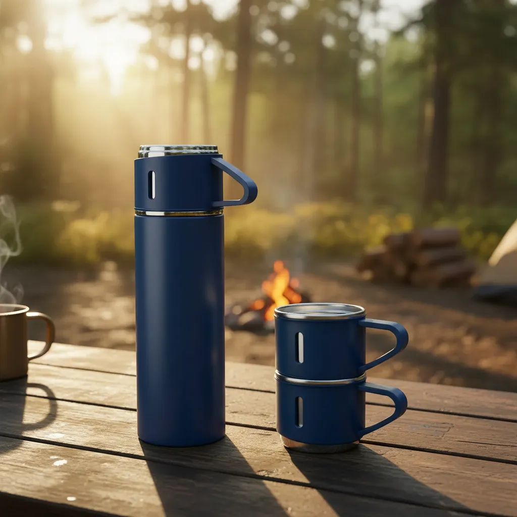 Termo 500 ml con tres tazas - Image 5